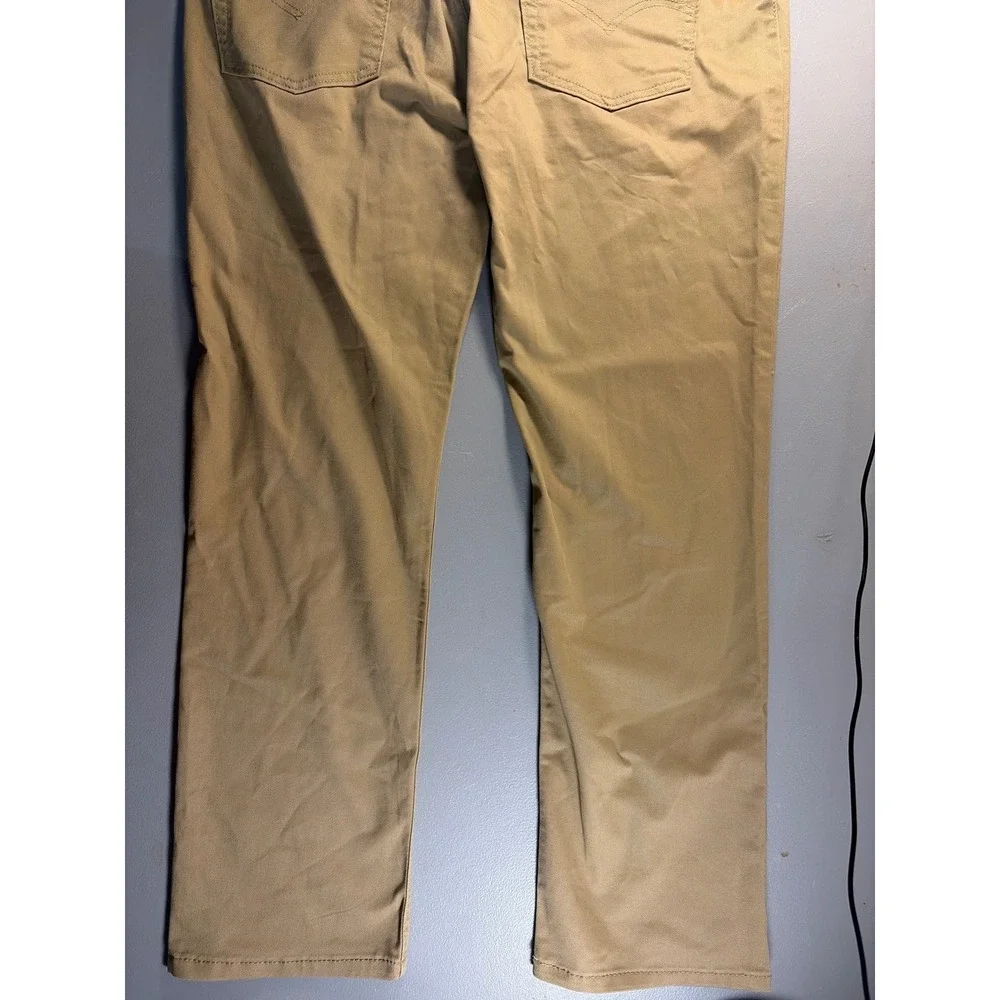 Levis 511 Slim Fit Pants Mens 38x30 Khaki Tan Stretch All Seasons Tech Chino NWT